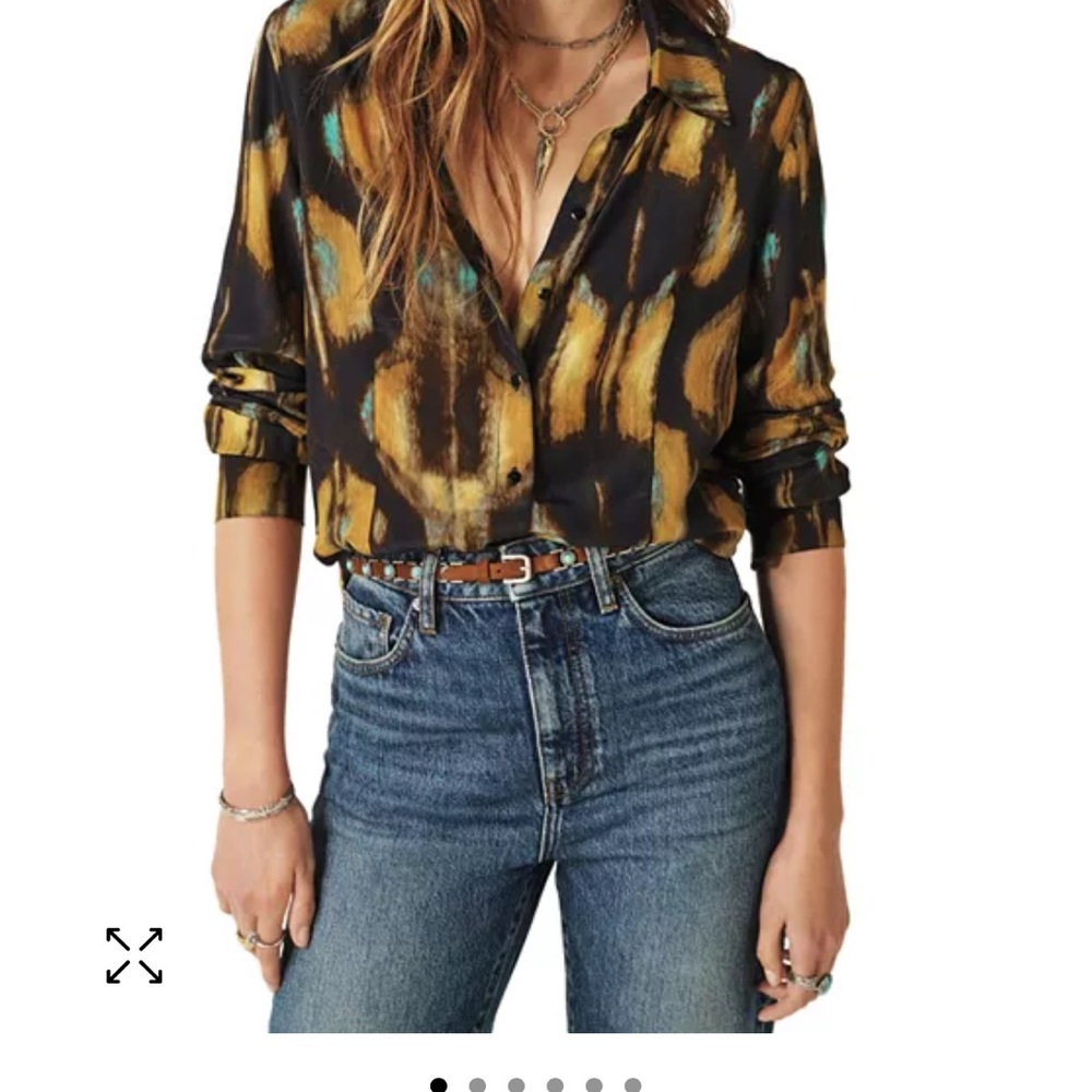 Ba&sh Teya button down blouse
